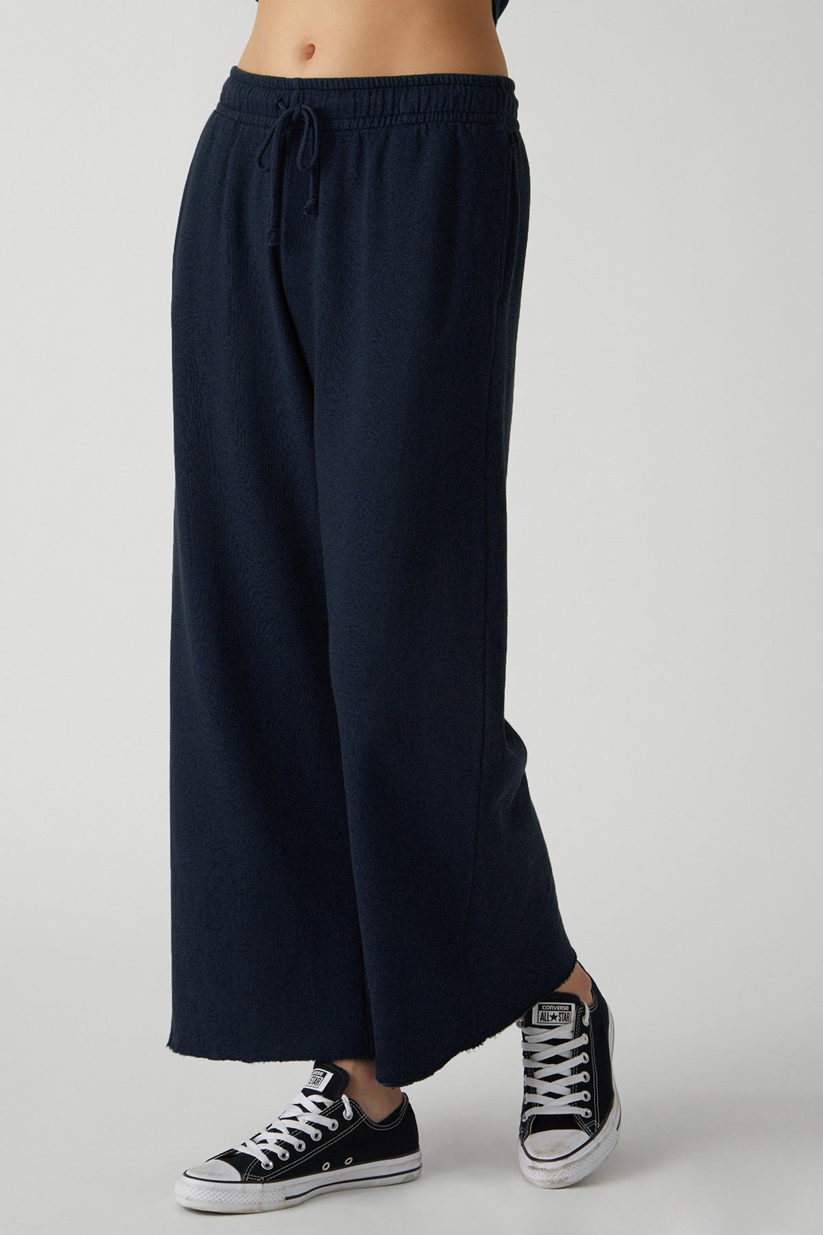 Montecito Sweatpant in Navy front at angle-26458442825921
