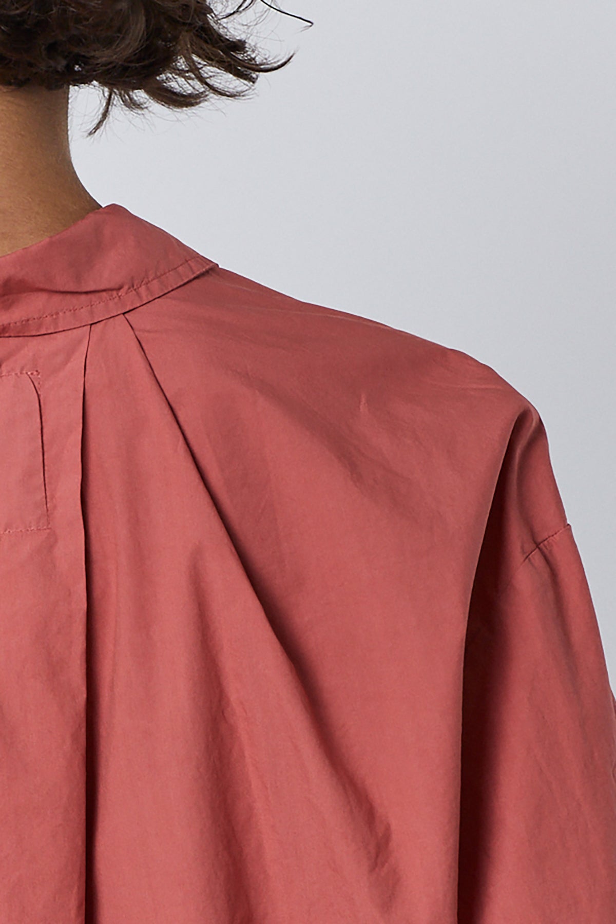 Velvet by Jenny Graham Brea Shirt in cedar back shoulder detail-26002783043777